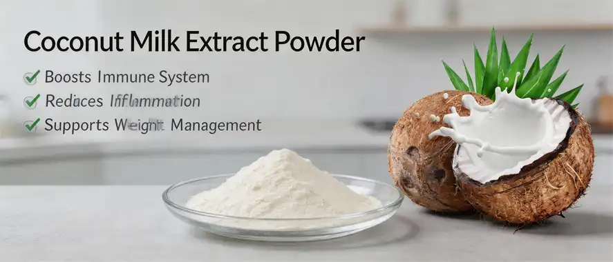 Coconut milk extract powder