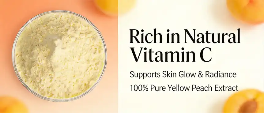 Yellow peach powder Yellow peach powder