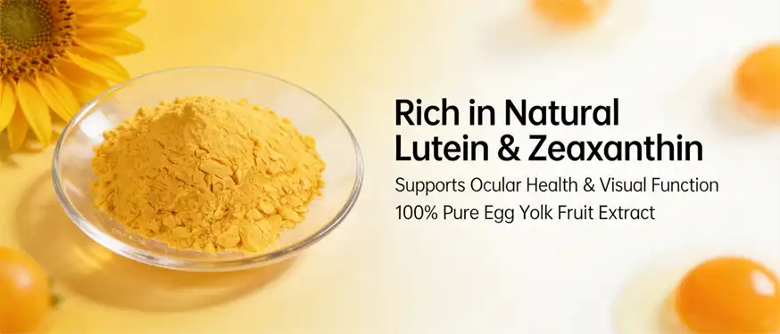 Egg yolk fruit powder