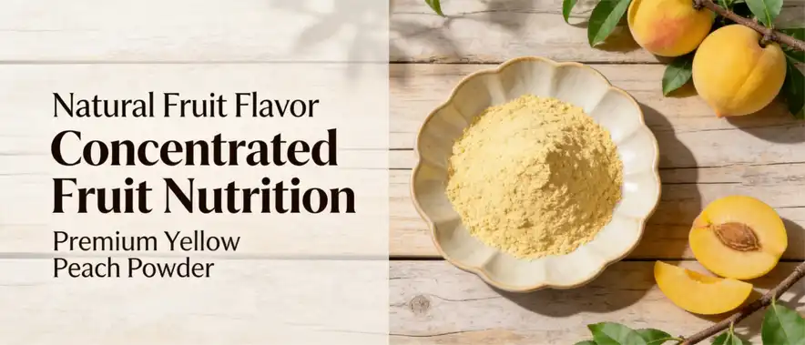 Yellow peach powder 