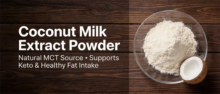 Coconut milk extract powder