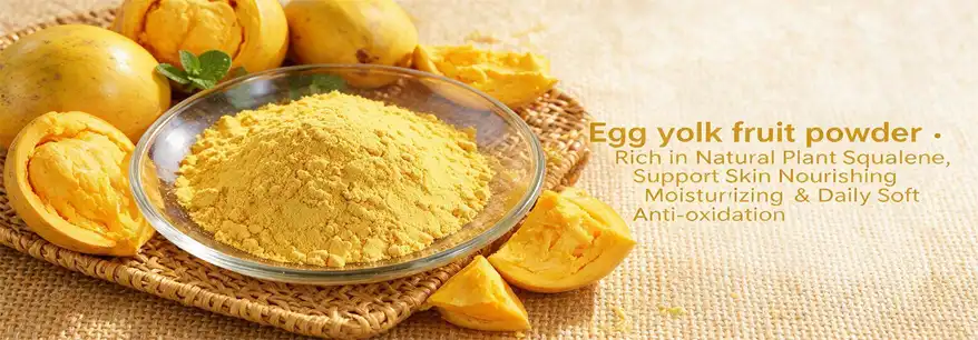 Egg yolk fruit powder