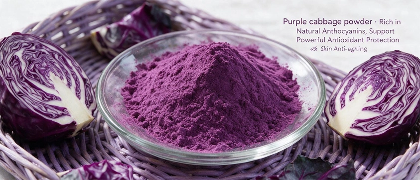 Purple cabbage powder
