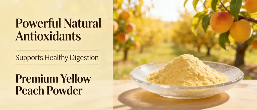 Yellow peach powder Yellow peach powder