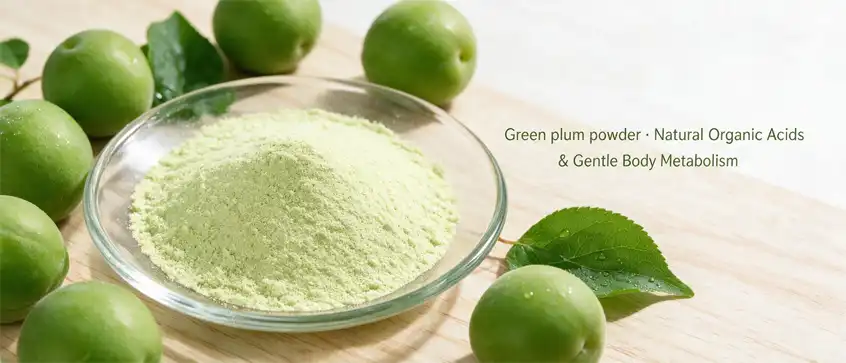Green plum powder