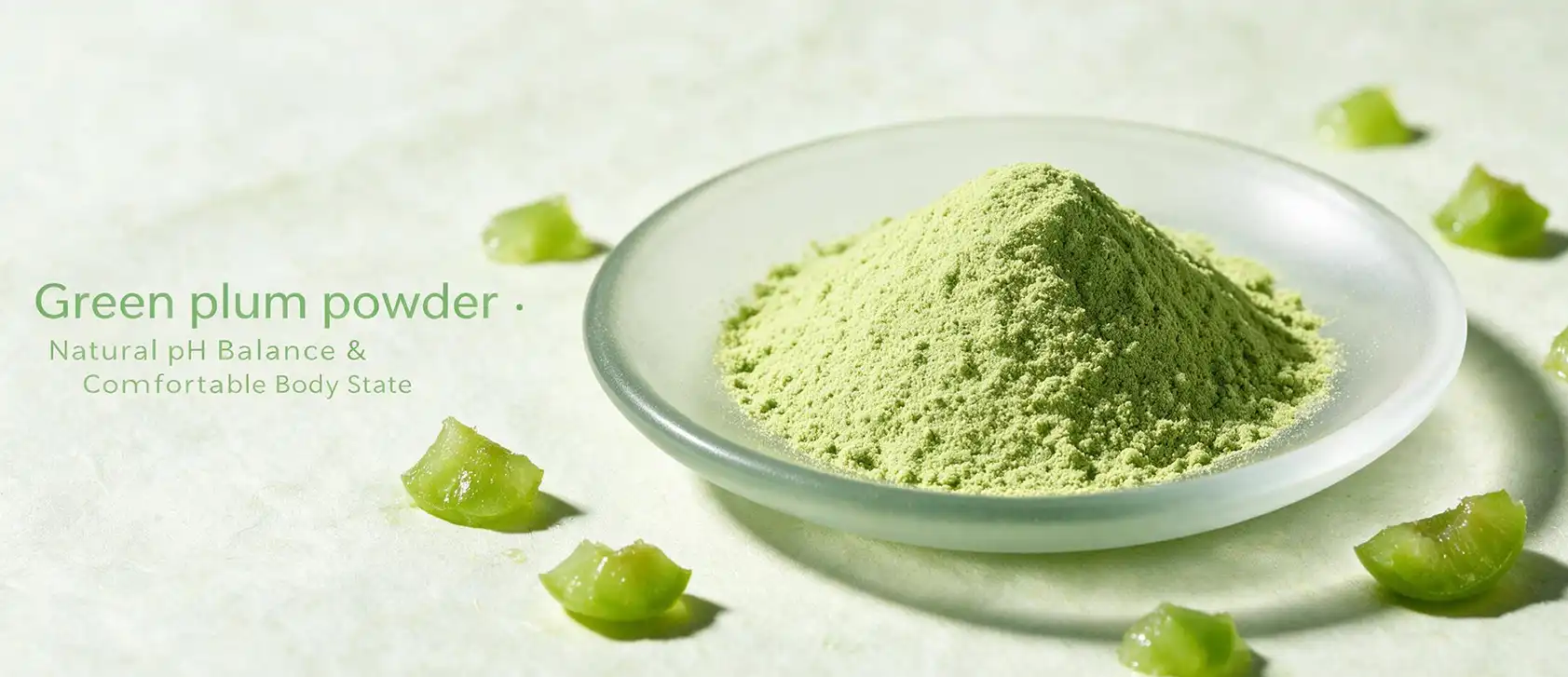 Green plum powder