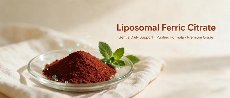 Liposomal ferric citrate