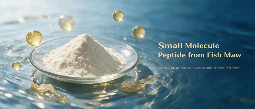 Small molecule peptides from fish maw Small molecule peptides from fish maw