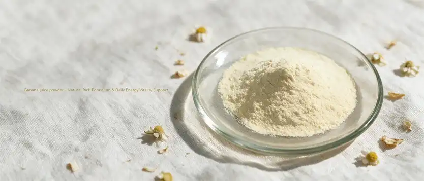 Banana juice powder